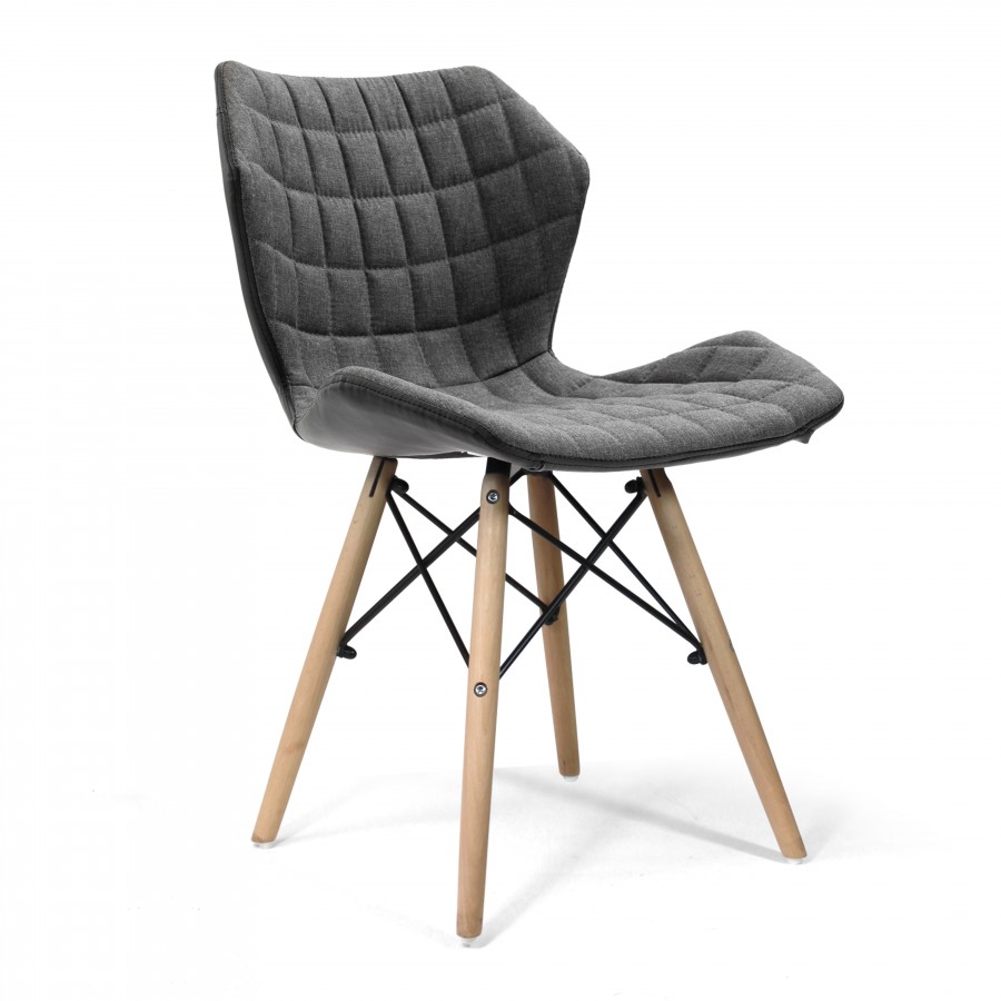 Amelia Stylish Lightweight Fabric Chair